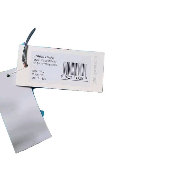 Johnny Was California Helena Hipster Printed Bikini Swim Bottom Multi XXL NEW - Picture 4 of 4